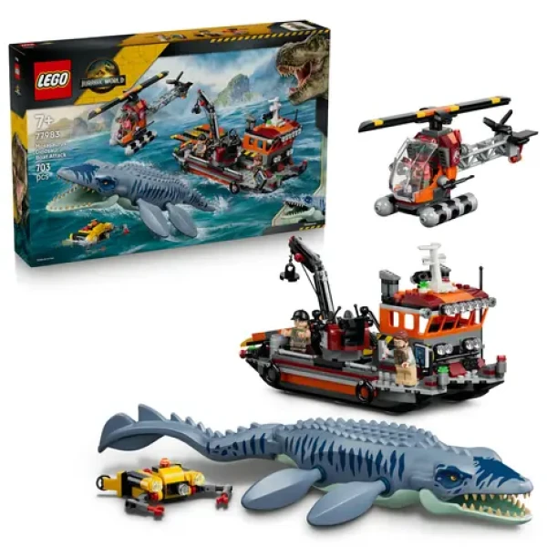LEGO® Jurassic WORLD™ 77983 Útok dinosaura mosasaura na loď