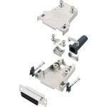 Encitech DTZF15-DBS-K 6355-0044-12 sada D-SUB zásuvková lišta 180 ° Pólov: 15 spájkovaný 1 sada; 6355-0044-12