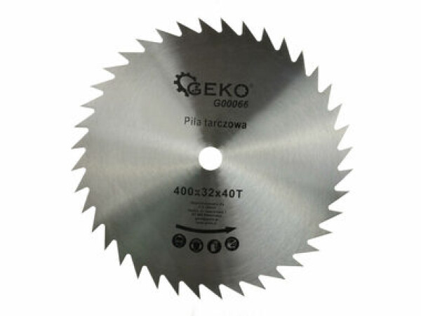 GEKO G00066 / Pílový kotúč / 400 x 32 mm / 40T (G00066)