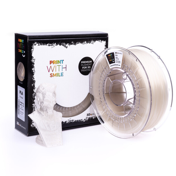 PLA filament natur 1,75 mm Print With Smile 1 kg