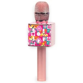 Tlapková patrola Bluetooth karaoke mikrofón ružová / USB-A/C / 10m (BIE003645)