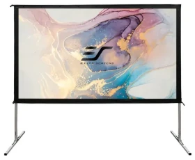 ELITE SCREENS plátno mobilný outdoor statív 150" (381cm) / 16:9 / 186.9×332cm / hliníkový / predná a zadná projekcia (OMS150H2-DUAL)