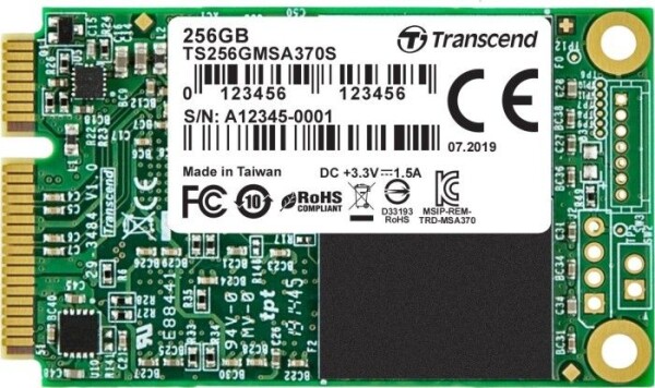 Transcend MSA370S 256GB mSATA Micro SATA (TS256GMSA370S)