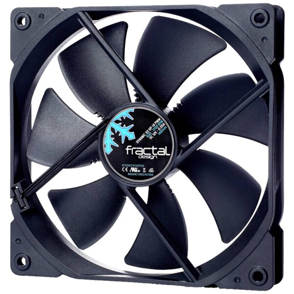 Fractal Design 140mm Dynamic X2 GP PWM čierna / Univerzálny ventilátor / 33.7 dB @ 1700 RPM (FD-FAN-DYN-X2-GP14-PWM-BK)