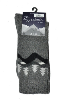 Pánske ponožky WiK 21457 Wool Socks 39-46 zelená