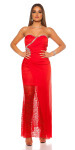 Red-Carpet-Look! Sexy Koucla evening dress laced black XL