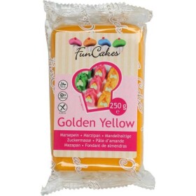 Vynikajúci marcipán zlatý žltý 250g 1:5 - FunCakes - FunCakes