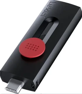 Lexar 32GB JumpDrive D300 čierna / Flash Disk / USB-A 3.2 / USB-C 3.2 (LJDD300032G-BNBNG)