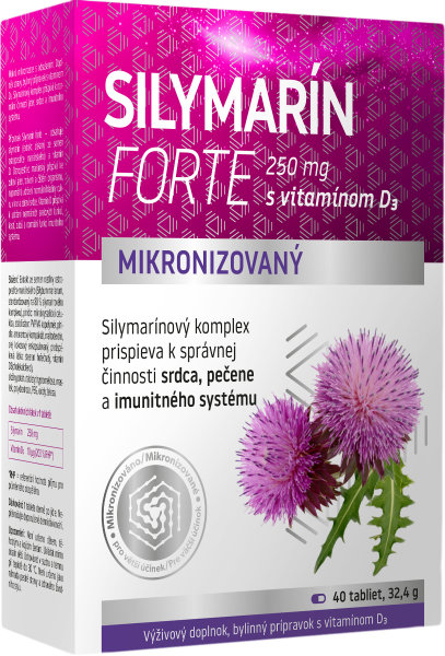 Silymarin forte + vitamin D3