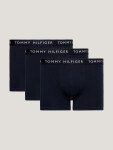 Pánske trenírky 3-PACK LOGO WAISTBAND ESSENTIAL TRUNKS UM0UM022030SF tmavo modrá - Tommy Hilfiger SM