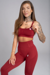 Podprsenka Seamless Bordo Gym Glamour XS Bordo