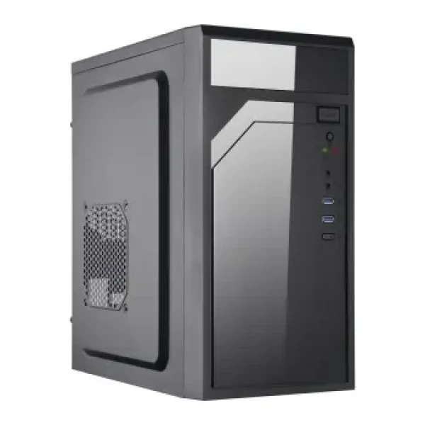 Eurocase ML M6-590B čierna / Skriňa / Micro Tower / 2x USB 3.0 + 1x USB-C / bez zdroja (P001050859591)