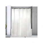 Spirella KRETA / Tyč na sprchový záves / lesklý hliník / bez vŕtania / 75 - 125 cm