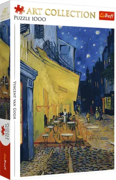 Trefl Puzzle Art Collection: Terasa kaviarne v noci