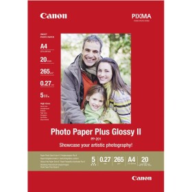Canon Photo Paper Plus Glossy II PP-201 2311B019 fotografický papier A4 265 g/m² 20 listov lesklý; 2311B019