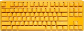Ducky One 3 Yellow TKL Gaming Keyboard, RGB LED - MX-Clear (US)
