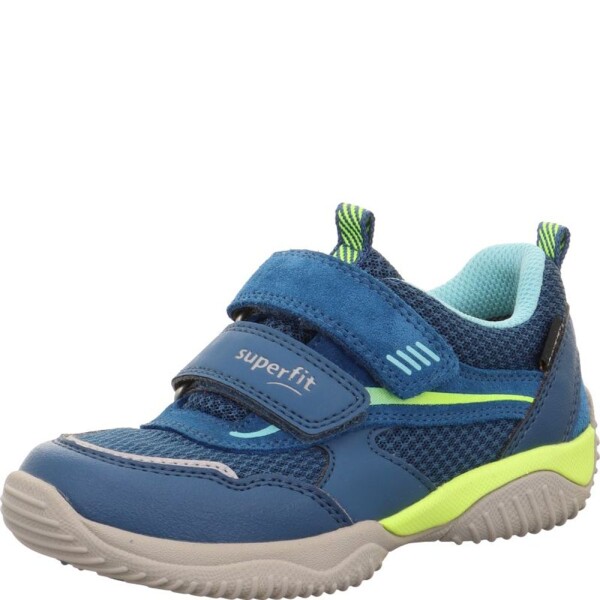Chlapčenské celoročné topánky STORM Blue/Yellow s membránou Goretex, Superfit, 1-006386-8040, v modro-žltej farebnej kombinácii - 25