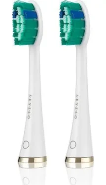 Seysso Gold White Whitening SE0302W biela / Náhradná hlavica pre kefku / 2 ks
