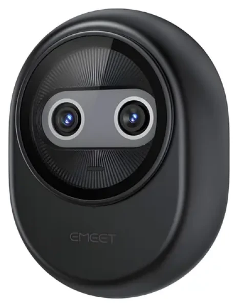 EMEET Piko čierna / Webkamera / 4K / Duálny objektív / 3 mikrofóny / USB-C (E3141)
