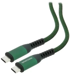 Patona / Nabíjací kábel / USB-C - USB-C / PD 100W / opletený / 50 cm (PT1732)