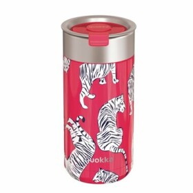 Quokka Boost Coffee Tumbler 400ml Tigers / Termohrnček so sitkom / nerezová oceľ (8412497400683)