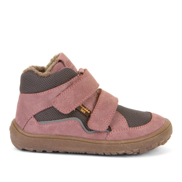 Dievčenská zimná barefoot obuv TEX WOOL Gray Pink, Froddo, G3110254-6W, ružová - 26
