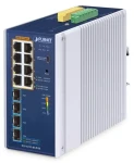 Planet IGS-4215 / Switch priemyselný / L2/L4 Managed / 8x Gigabit RJ-45 / 4X SFP / PoE++ / IP30 (IGS-4215-8UP4X)
