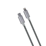Epico pletený kábel USB-C na Lightning 60W 1.8m - vesmírne šedá (9915101300184)