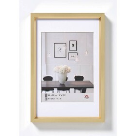 Walther+ design ES040G vymeniteľný fotorámček Formát papiera: 30 x 40 cm zlatá; ES040G