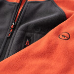 Pánska mikina Polar Monar M 92800621574 grey-orange - Hi-Tec XXL