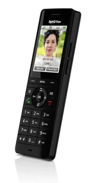 FRITZ!Fon X6 čierna / DECT telefón / Handsfree / farebný displej 2,4" (20002966)