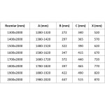 MEXEN/S - Exo dvojité posuvné sprchové dvere 180, transparent, chróm 8152-180-000-01-00