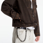 Bunda Vans Check 5 Denim Trucker Jacket Black/ Vintage Cocoa M