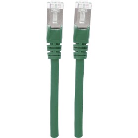 Intellinet 350655 RJ45 sieťové káble, prepojovacie káble CAT 6A S/FTP 7.50 m zelená fóliové tienenie, tienenie pletivom, bez halogénov 1 ks; 350655