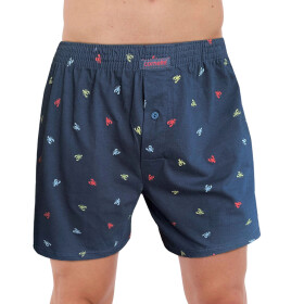 Pánske šortky 002/299 Comfort - CORNETTE tmavě modrá L