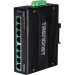 TrendNet TI-PG80B priemyselný ethernetový switch 10 / 100 / 1000 MBit/s; 21.22.1466