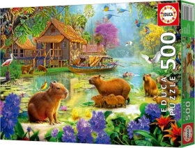 Educa Puzzle Dedina kapybar