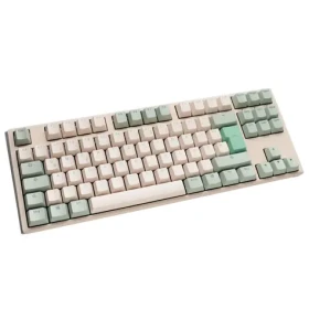 Ducky One 3 TKL Cherry MX-Blue béžová / herná klávesnica / mechanická / drôtová USB / DE (DKON2187-CDEPDMAEGGC1)