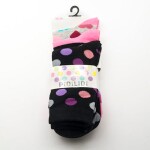 Ponožky dievčenské, 3pack, Pidilidi, PD0122, holka - 38-39