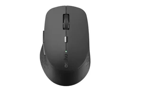 Rapoo M300 Silent Multi-mode sivá / bezdrôtová optická myš / 1600 DPI / 2.4 Ghz / BT 3.0 a 4.0 / 5 hr. / dopredaj (6940056180483)