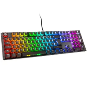 Ducky One 3 Aura Cherry MX-Silent-Red čierna / herná klávesnica / podsvietená / mechanická / drôtová USB-C / DE (DKON2108ST-SDEPDABAAAC1)