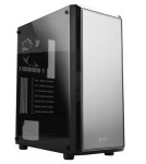 ZALMAN S4 čierno-strieborná / ATX / 1xUSB 3.0 + 1xUSB 2.0 / 2x120mm / bez zdroja / priehľadná bočnica (ZALMAN-S4)