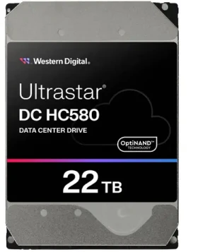 WD Ultrastar DC HC580 WUH722422AL5204 22TB / HDD / 3.5" / SAS III / 7 200 rpm / 512MB cache / 5y / pre dátové centrá (0F62791)