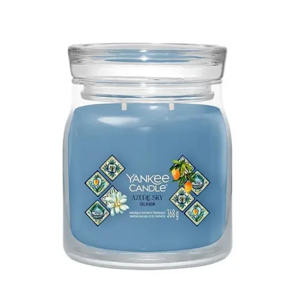 Yankee Candle Azure Sky Signature stredná (5038581164281)