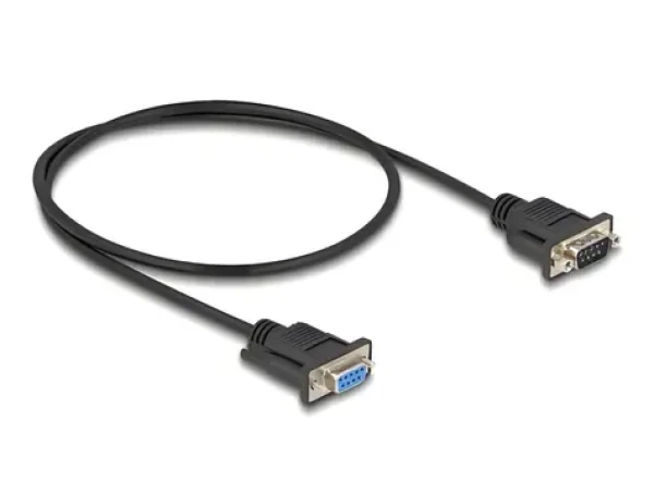 DeLock D-Sub9 samec-samice 0,5m / Sériový kabel / RS-232 / úzký konektor (87819)