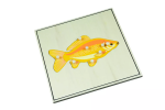 Moyo Montessori Moyo Montessori Puzzle s kostrou - ryba