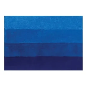 Spirella FOUR kúpeľňová predložka 60 x 90 cm modrá / polyester / protišmyková (7610583161734)