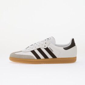 Topánky adidas Samba OG Kids Ftwr White/ Aurora Coffee/ Gum 3 3.5