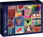 BlueBird Puzzle Koláž - Láska vo farbách