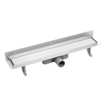 Laveo - Basso - sprchový žľab nástenný 100 cm, nerez COB_211D